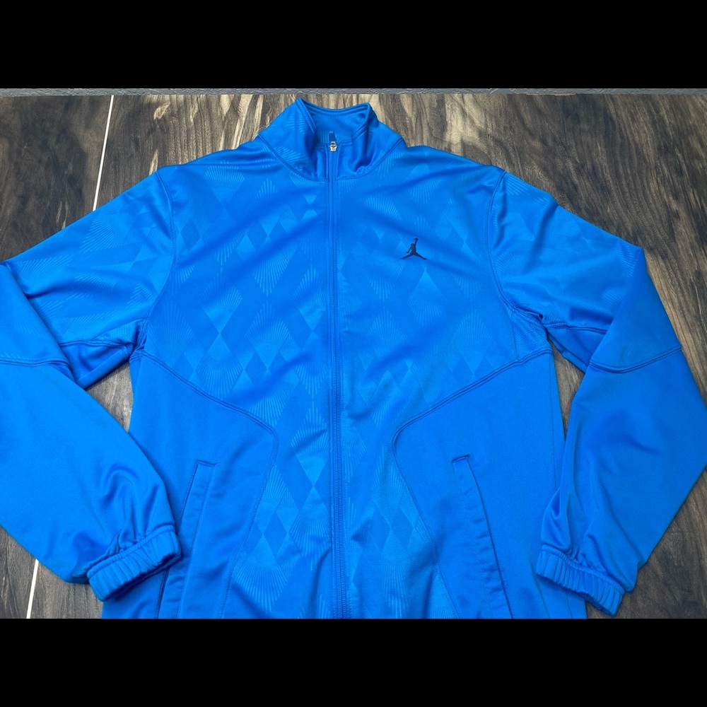 Jordan full zip blue jacket size medium